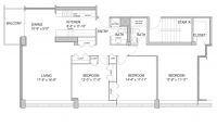 Three Bedroom 3H